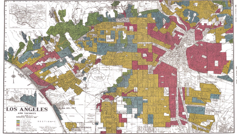 Rethinking redlining: Environmental inequality within and between U.S. neighborhoods